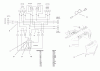 Toro 21040 - Carefree Cordless Lawnmower, 24V, 1998 (8900001-8999999) Listas de piezas de repuesto y dibujos ELECTRICAL WIRE DIAGRAM, POWER CORD AND SIDE DISCHARGE CHUTE ASSEMBLY