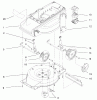 Toro 21040 - Carefree Cordless Lawnmower, 24V, 2000 (200000001-200999999) Listas de piezas de repuesto y dibujos DECK, LINER AND WHEEL ASSEMBLY