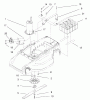 Toro 21040 - Carefree Cordless Lawnmower, 24V, 2000 (200000001-200999999) Listas de piezas de repuesto y dibujos MOTOR, BATTERIES AND BLADE ASSEMBLY