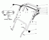 Toro 51170 - 20" Electric Lawnmower/Trimmer, 1980 (0000001-0999999) Listas de piezas de repuesto y dibujos HANDLE ASSEMBLY