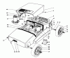 Toro 51170 - 20" Electric Lawnmower/Trimmer, 1980 (0000001-0999999) Listas de piezas de repuesto y dibujos MOTOR AND HOUSING ASSEMBLY