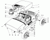 Toro 51170 - 20" Electric Lawnmower/Trimmer, 1981 (1000001-1999999) Listas de piezas de repuesto y dibujos MOTOR AND HOUSING ASSEMBLY