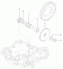 Toro 105-1383 - Hydrostatic Transaxle Replacement Kit, 260 Series Yard and Garden Tractors Ricambi GEAR AND PINION SHAFT ASSEMBLY