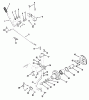 Toro 01-16KH01 (SK-486) - SK-486 8-Speed Garden Tractor, 1982 Ricambi PTO CLUTCH AND CONTROL
