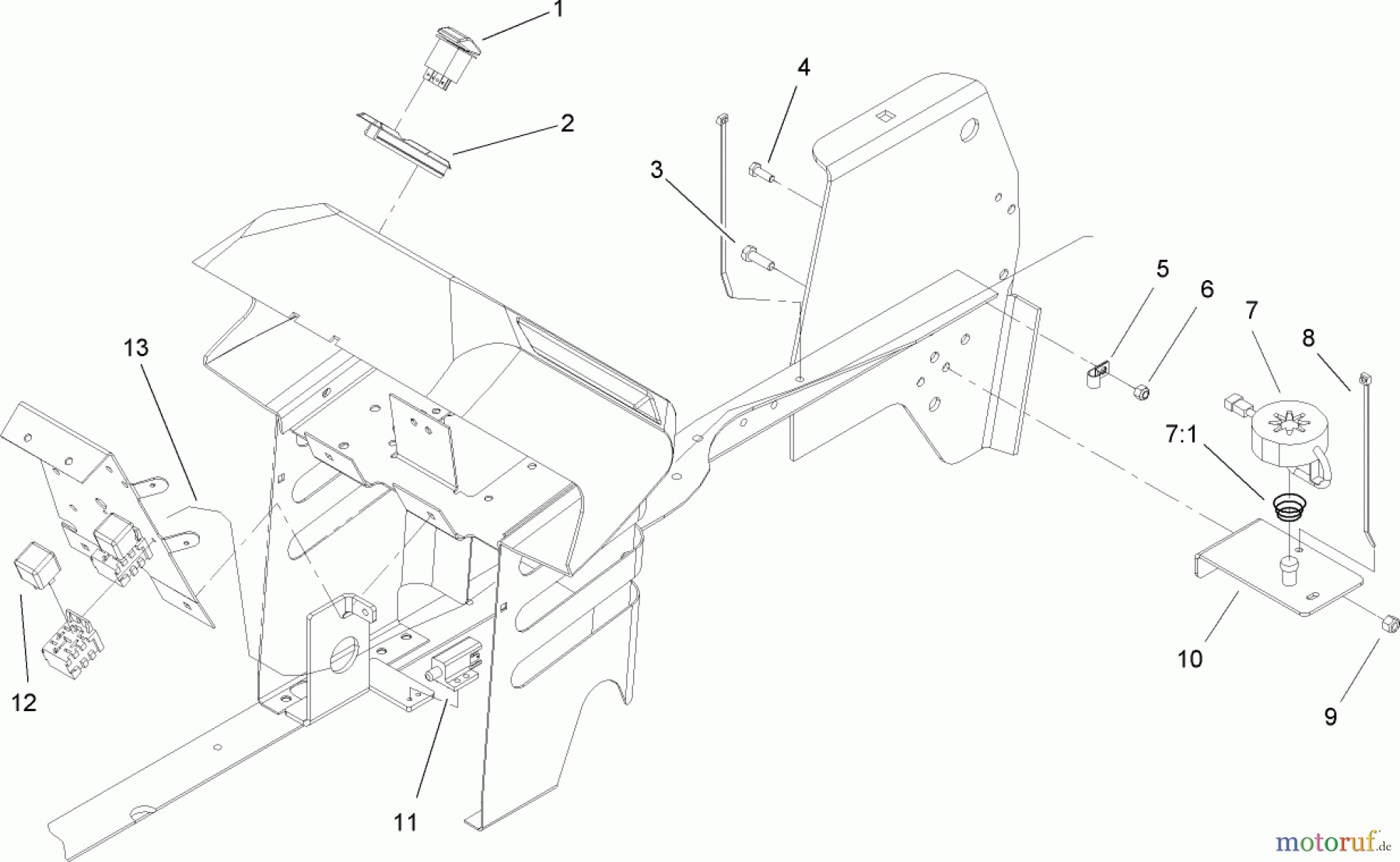  Toro Neu Accessories, Mower 106-9930 - Toro Cruise Control Kit, Yard and Garden Tractors CRUISE CONTROL ASSEMBLY