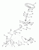Toro 02-11BH01 (SB-371) - SB-371 3-Speed Lawn Tractor, 1982 Ricambi FRONT AXLE AND STEERING (MOWER HANGER)