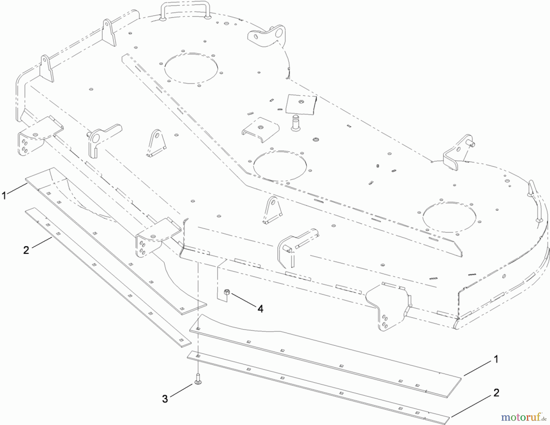  Toro Neu Accessories, Mower 117-7202 - Toro Leaf Bagging Enhancement Kit, Zero-Turn-Radius Riding Mower LEAF BAGGING ENHANCEMENT KIT ASSEMBLY NO. 117-7202