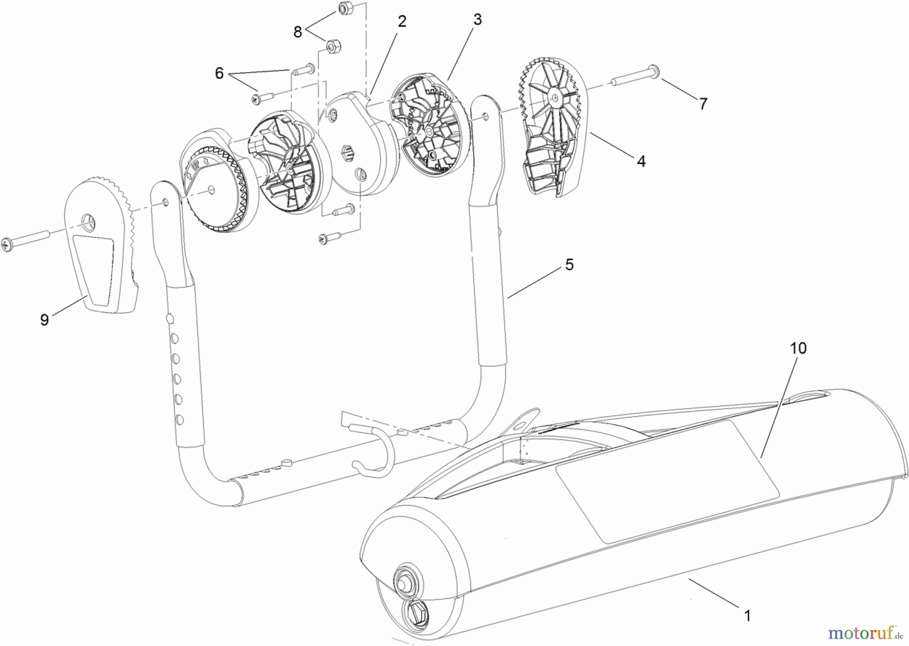 Toro Neu Accessories, Mower 20601 - Toro Lawn Striping Kit, Walk-Behind Lawn Mowers LAWN STRIPING KIT ASSEMBLY