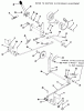 Toro 11-14KE01 (C-145) - C-145 Automatic Tractor, 1984 Ricambi CLUTCH, BRAKE AND SPEED CONTROL LINKAGE #1