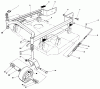 Toro 30136 - 36" Side Discharge Mower, 1985 (5000001-5999999) Listas de piezas de repuesto y dibujos 36" CARRIER FRAME MODEL NO. 30136