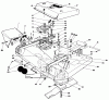 Toro 30152 - 52" Side Discharge Mower, 1985 (SN 5000001-5999999) Listas de piezas de repuesto y dibujos 36" CUTTING DECK MODEL NO. 30136