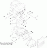 Toro 13AX61RH544 (LX465) - LX465 Lawn Tractor, 2007 (SN 1A117H10393-) Ricambi MUFFLER ASSEMBLY
