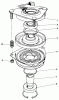 Toro 30136 - 36" Side Discharge Mower, 1985 (5000001-5999999) Ersatzteile CLUTCH ASSEMBLY NO. 54-3200