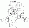 Toro 30136 - 36" Side Discharge Mower, 1985 (5000001-5999999) Listas de piezas de repuesto y dibujos FRAME ASSEMBLY
