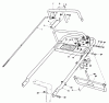 Toro 30152 - 52" Side Discharge Mower, 1985 (SN 5000001-5999999) Listas de piezas de repuesto y dibujos HANDLE ASSEMBLY