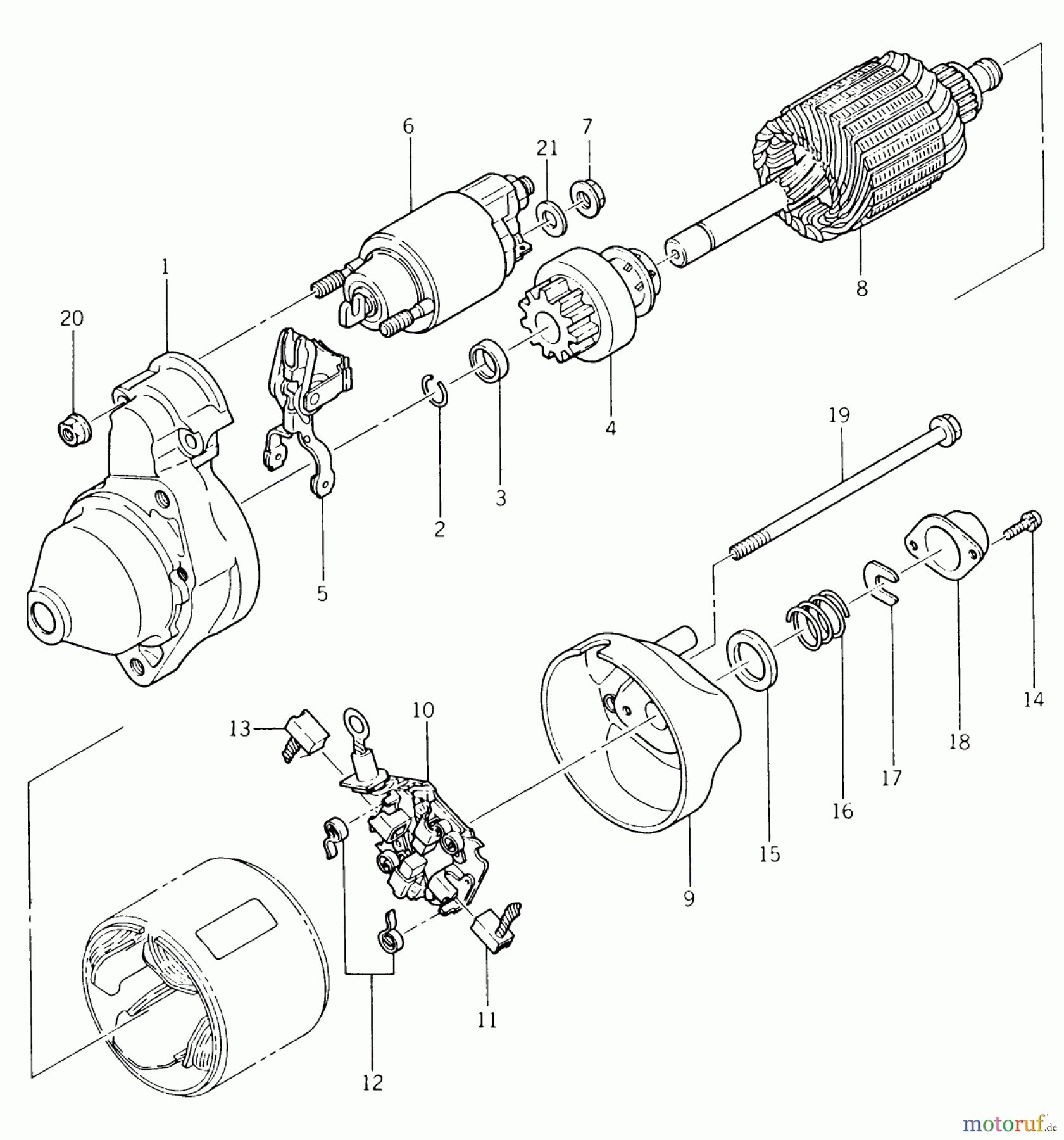  Toro Neu Mowers, Lawn & Garden Tractor Seite 1 22-13KE01 (252-H) - Toro 252-H Tractor, 1988 ELECTRIC STARTER #2
