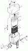 Toro 22-14O502 (244-5) - 244-5 Yard Tractor, 1992 (2000001-2999999) Ricambi 14HP ENGINE AIR CLEANER ASSEMBLY
