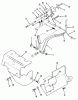 Toro 22-14O502 (244-5) - 244-5 Yard Tractor, 1992 (2000001-2999999) Ricambi 14HP ENGINE GOVERNOR LINKAGE & COVER ASSEMBLY