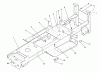 Toro 22-14OE01 (244-H) - 244-H Yard Tractor, 1991 (1000001-1999999) Ricambi MAIN FRAME ASSEMBLY