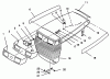 Toro 22-14OE02 (244-H) - 244-H Yard Tractor, 1992 (2000001-2999999) Ricambi HOOD ASSEMBLY