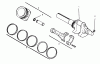Toro 30610 (120) - Proline 120, 1995 (591300-599999) Ricambi CRANKSHAFT, PISTON AND RINGS