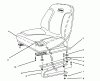 Toro 30610 (120) - Proline 120, 1995 (591300-599999) Ricambi SEAT ASSEMBLY
