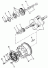 Toro 51-12KE02 (312-H) - 312-H Garden Tractor, 1992 (2000001-2999999) Ricambi CRANKSHAFT, CAMSHAFT, FLYWHEEL POWER PLUS