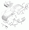 Toro 32-12BEA3 (212-H) - 212-H Tractor, 1991 (1000001-1999999) Ricambi BODY ASSEMBLY