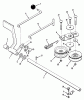 Toro 32-12BEA3 (212-H) - 212-H Tractor, 1991 (1000001-1999999) Ricambi BRAKE & IDLER ASSEMBLY (212-H)