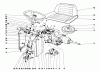 Toro 55055 (800) - 800 Electric Lawn Tractor, 1971 (1000001-1999999) Ricambi DASH AND TRANSAXLE ASSEMBLY
