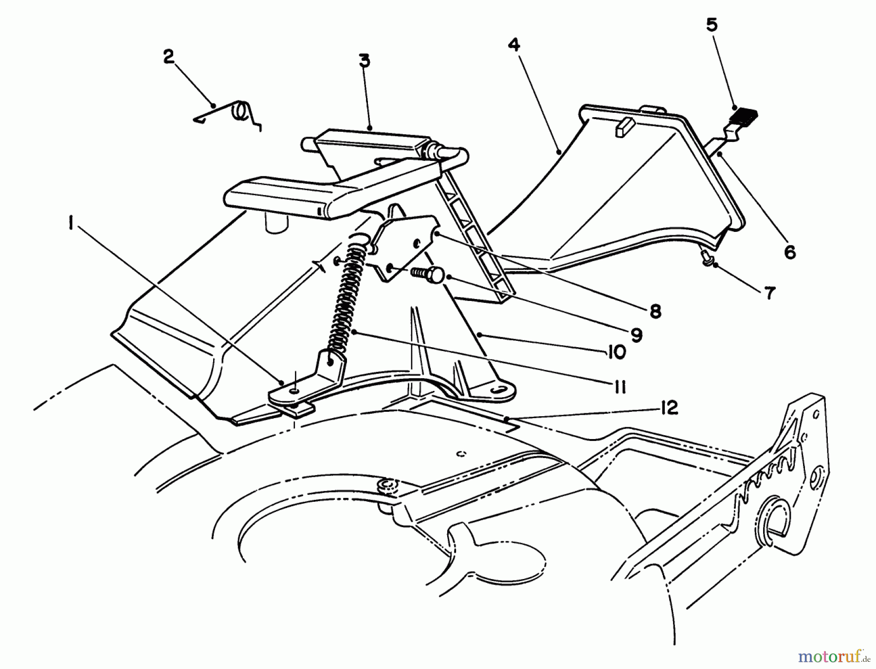 Toro Neu Accessories, Mower 59174 - Toro Rear Bagging Kit, Recycler Mower (21