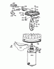 Toro 55275 (888) - 888 matic Tractor, 1972 (2000001-2999999) Ricambi ALTERNATOR AND STARTER ASSEMBLY