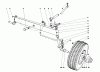Toro 55275 (888) - 888 matic Tractor, 1972 (2000001-2999999) Ricambi FRONT AXLE ASSEMBLY