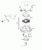 Toro 57204 - 32" Lawn Tractor, 1970 (0000001-0999999) Ricambi MODEL 590420 REWIND STARTER ASSEMBLY (RECOIL)