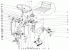 Toro 57111 - 32" Lawn Tractor, 1971 (1000001-1999999) Ricambi STEERING AND TRANSMISSION ASSEMBLY