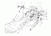 Toro 57351 - 32" Lawn Tractor, 1977 (7000001-7999999) Ricambi SHIFT & CLUTCH ASSEMBLY