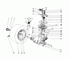 Toro 57351 - 32" Lawn Tractor, 1977 (7000001-7999999) Ricambi TRANSAXLE & CLUTCH ASSEMBLY