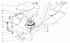 Toro 57360 (11-32) - 11-32 Lawn Tractor, 1983 (3000001-3999999) Ricambi CLUTCH & PULLEY ASSEMBLY