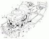 Toro 57360 (11-32) - 11-32 Lawn Tractor, 1983 (3000001-3999999) Ricambi ENGINE ASSEMBLY MODEL 57300