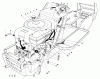 Toro 57360 (11-32) - 11-32 Lawn Tractor, 1983 (3000001-3999999) Ricambi ENGINE ASSEMBLY MODEL 57360
