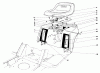 Toro 57360 (11-32) - 11-32 Lawn Tractor, 1983 (3000001-3999999) Ricambi REAR BODY & SEAT ASSEMBLY