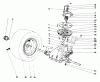 Toro 57360 (11-32) - 11-32 Lawn Tractor, 1983 (3000001-3999999) Ricambi TRANSAXLE & CLUTCH ASSEMBLY