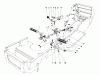Toro 57305 - 32" Lawn Tractor, 1978 (8000001-8999999) Ricambi BRAKE & CLUTCH PEDAL ASSEMBLY