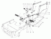 Toro 57356 (11-42) - 11-42 Lawn Tractor, 1978 (8000001-8999999) Ricambi BRAKE & CLUTCH PEDAL ASSEMBLY