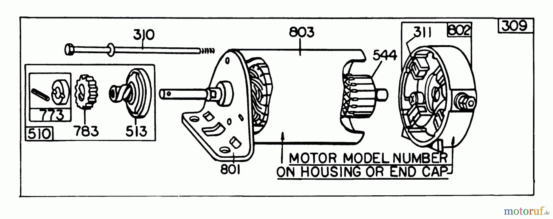  Toro Neu Mowers, Lawn & Garden Tractor Seite 1 57356 (11-42) - Toro 11-42 Lawn Tractor, 1978 (8000001-8999999) BRIGGS & STRATTON MODEL 252707-0146-01 #2