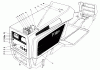 Toro 57356 (11-42) - 11-42 Lawn Tractor, 1979 (9000001-9999999) Ricambi HOOD ASSEMBLY