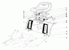 Toro 57356 (11-42) - 11-42 Lawn Tractor, 1979 (9000001-9999999) Ricambi REAR BODY & SEAT ASSEMBLY