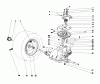 Toro 57356 (11-42) - 11-42 Lawn Tractor, 1979 (9000001-9999999) Ricambi TRANSAXLE & CLUTCH ASSEMBLY