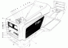 Toro 57356 (11-42) - 11-42 Lawn Tractor, 1980 (0000001-0999999) Ricambi HOOD ASSEMBLY