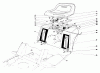 Toro 57356 (11-42) - 11-42 Lawn Tractor, 1980 (0000001-0999999) Ricambi REAR BODY & SEAT ASSEMBLY
